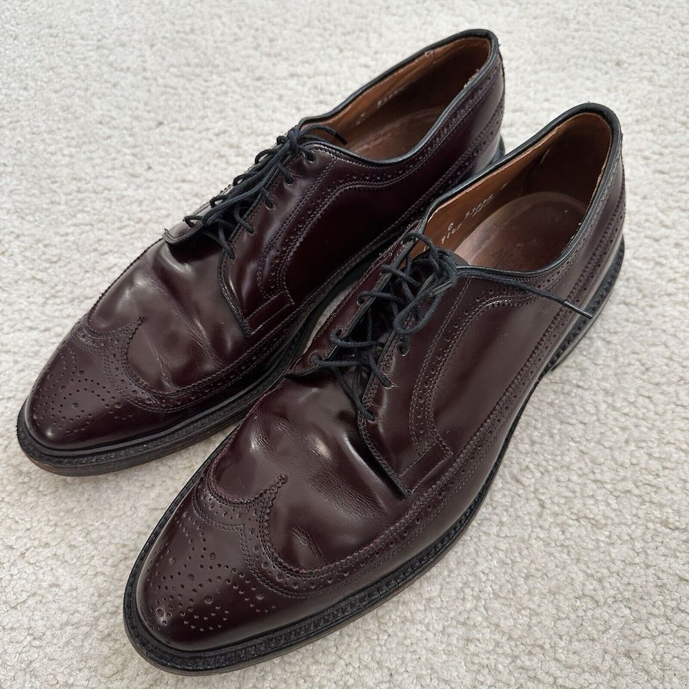Allen Edmonds 9147 MacNeil Men's Cordovan Burgundy Shoes Size 12 C